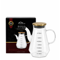 BULE DE BOROS.GRADUADO 750ML C/TPA INOX GOLD MR472